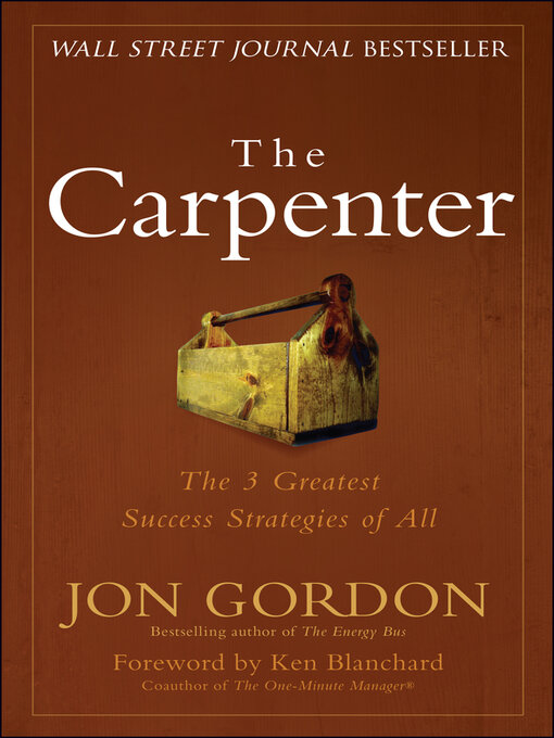 Title details for The Carpenter by Jon Gordon - Wait list